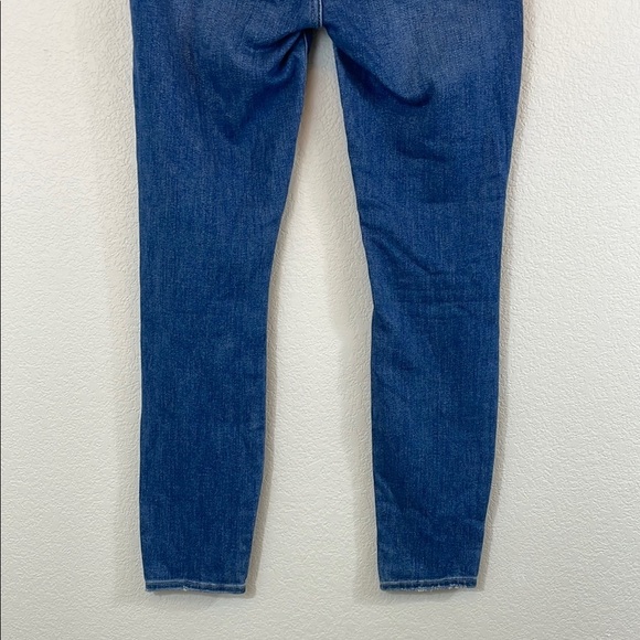Pistola Audrey Mid Rise Blue Skinny Distressed Jeans 27 - Picture 8 of 12